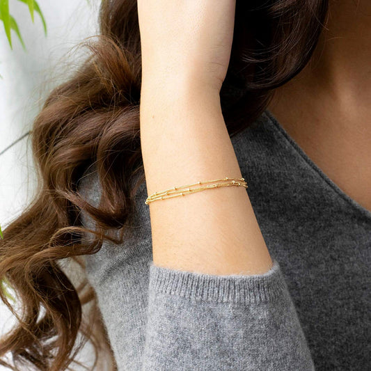18K Gold Plated Stainless Steel Bracelet