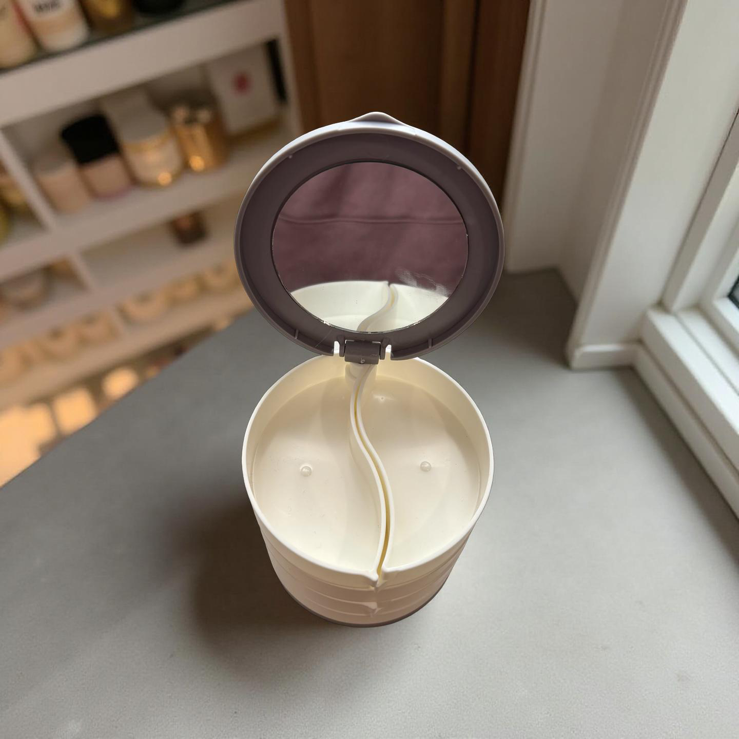 Rotating Four Layer White Jewelry Box