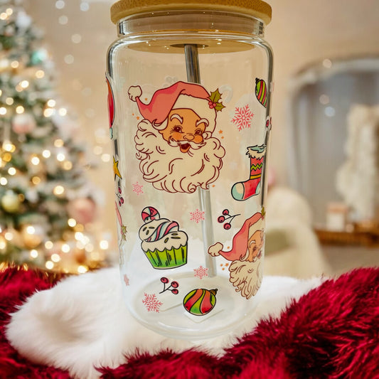 Santa Glass Cup