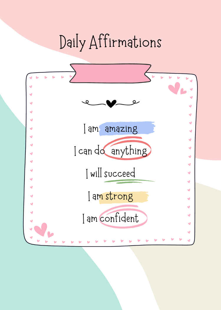 Daily Affirmations Printable