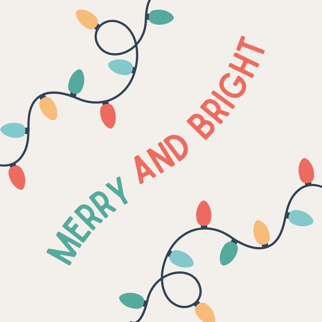 Merry and Bright Bracelet Card