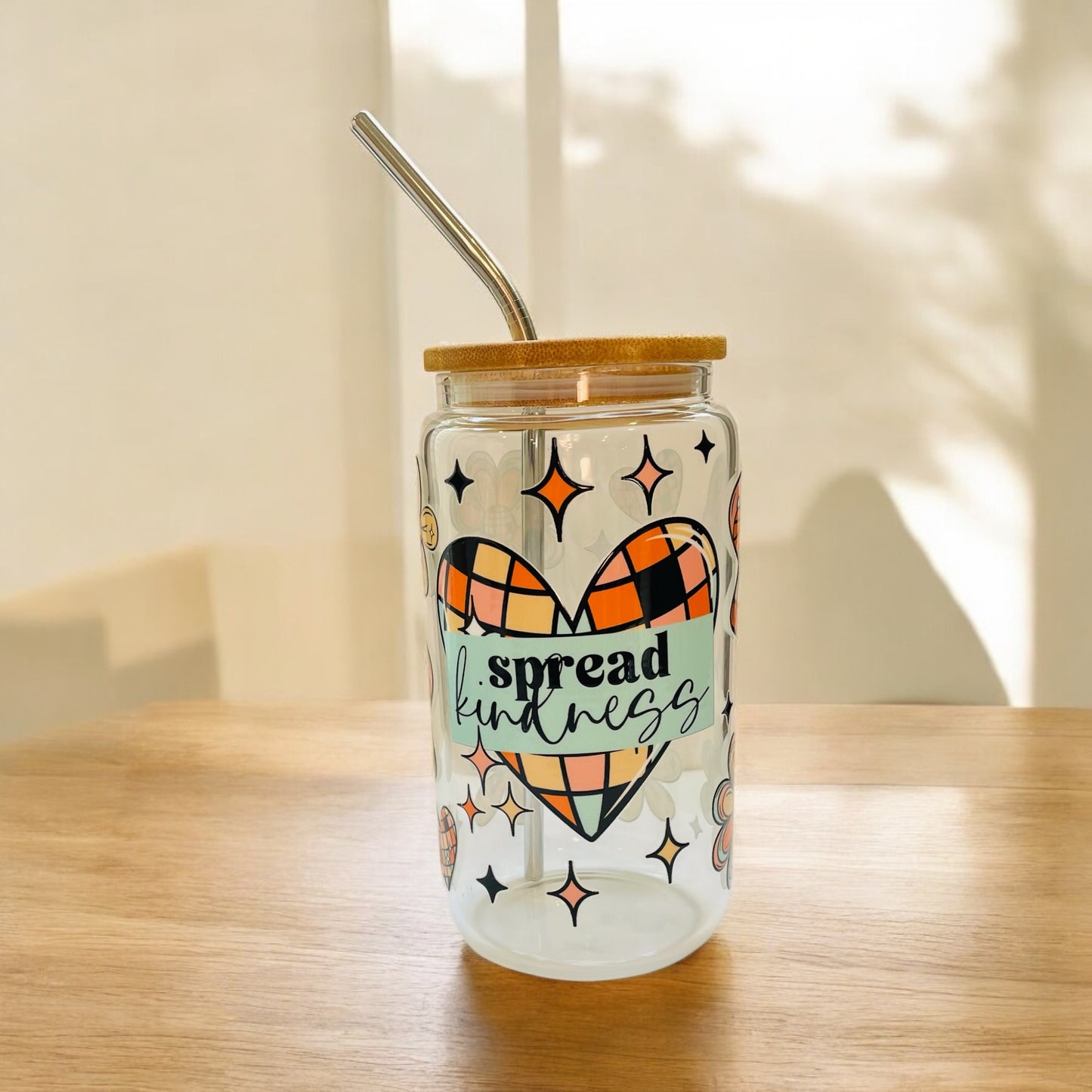 Spread Kindness Glass Cup