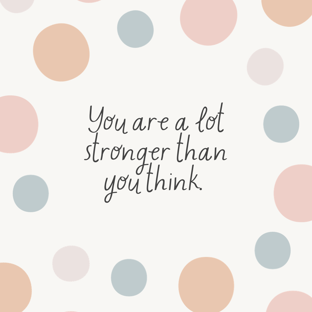 You are Strong Bracelet Card