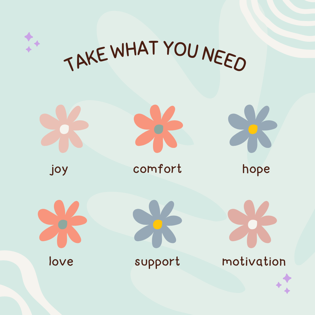 Take What You Need Bracelet Card