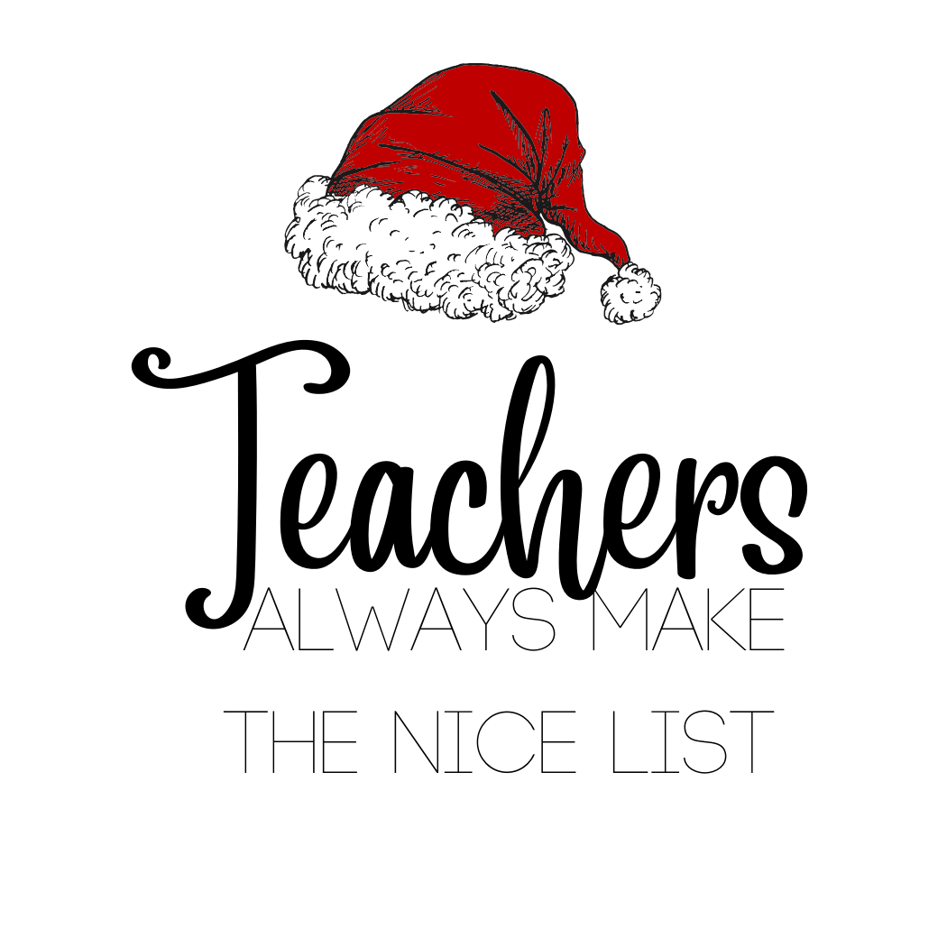 Teachers Make the Nice List Bracelet Card