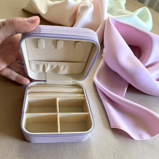 Purple Shimmer Jewelry Box