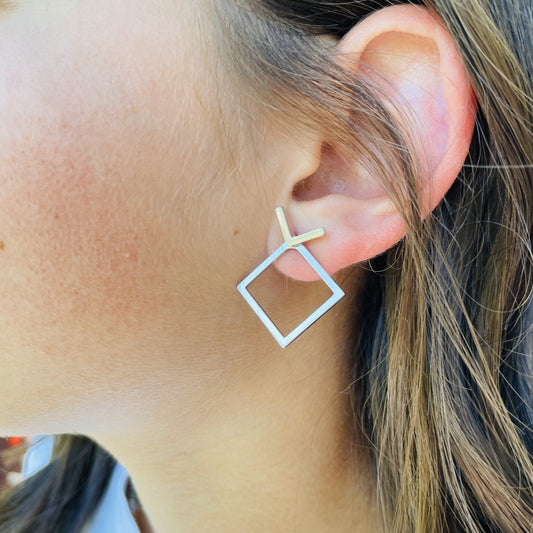 Triangle Design Earrings