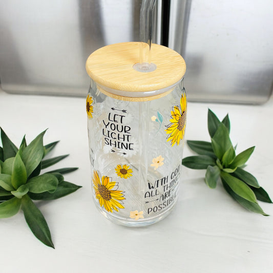 Sunflower Affirmation Cup