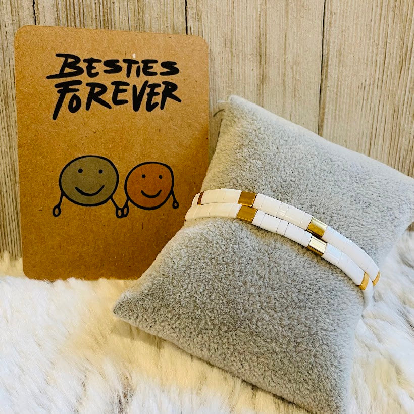 Besties Forever Nova Bracelets and Card